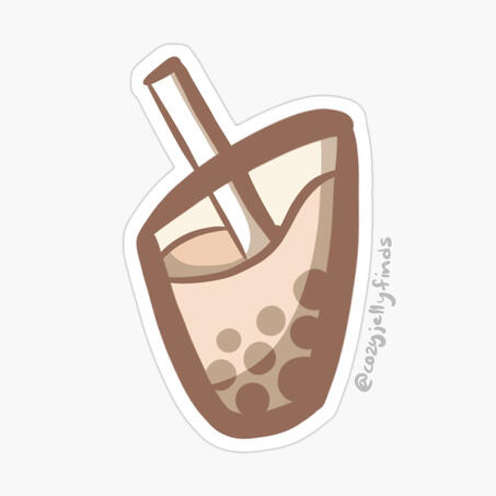 Classic Bubble Tea Sticker